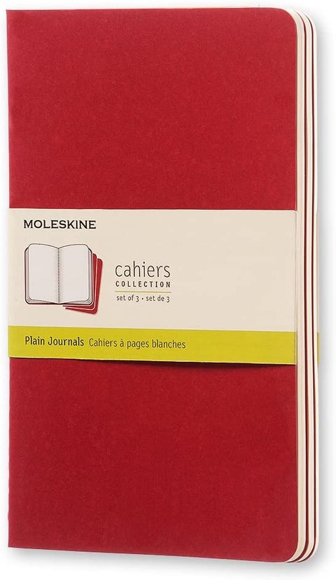 Moleskine Cahier Ulinj Rød L (3) - --
