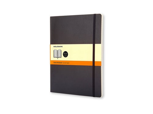 Moleskine Notatbok Myk Linjert Sort Xl - --