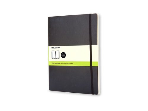 Moleskine Notatbok Myk Blank Sort Xl