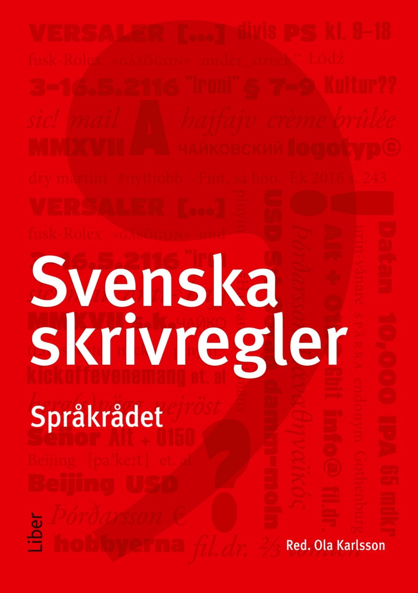 Svenska skrivregler