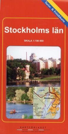 Stockholms län - turist- & fritidskarta
