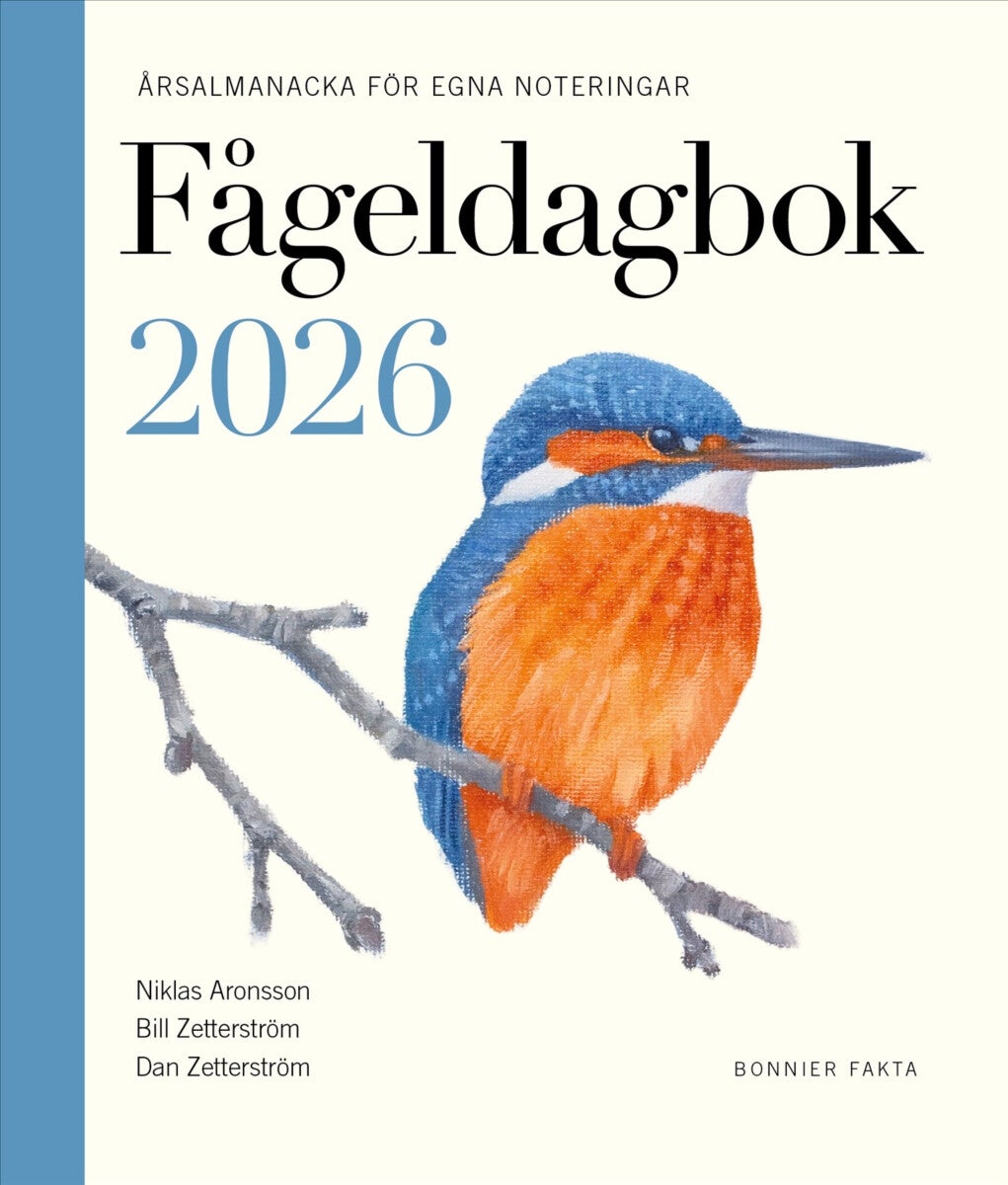 Fågeldagbok 2026 - årsalmanacka för egna noteringar