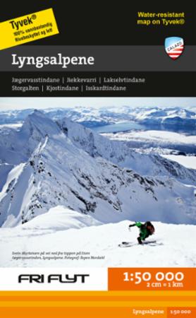 Lyngsalpene - tur- & toppturskart i Tyvek