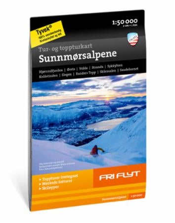 Sunnmørsalpene - topp- og turkart