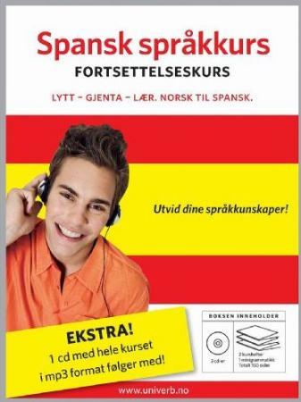 Spansk språkkurs - fortsettelseskurs : lytt, gjenta, lær : norsk til spansk