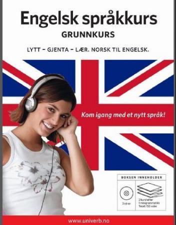 Engelsk språkkurs - grunnkurs : lytt, gjenta, lær : norsk til engelsk