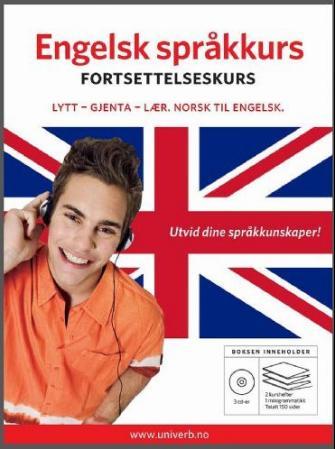 Engelsk språkkurs - fortsettelseskurs : lytt, gjenta, lær : norsk til engelsk