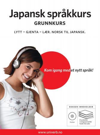 Japansk språkkurs - grunnkurs : lytt, gjenta, lær : norsk til japansk