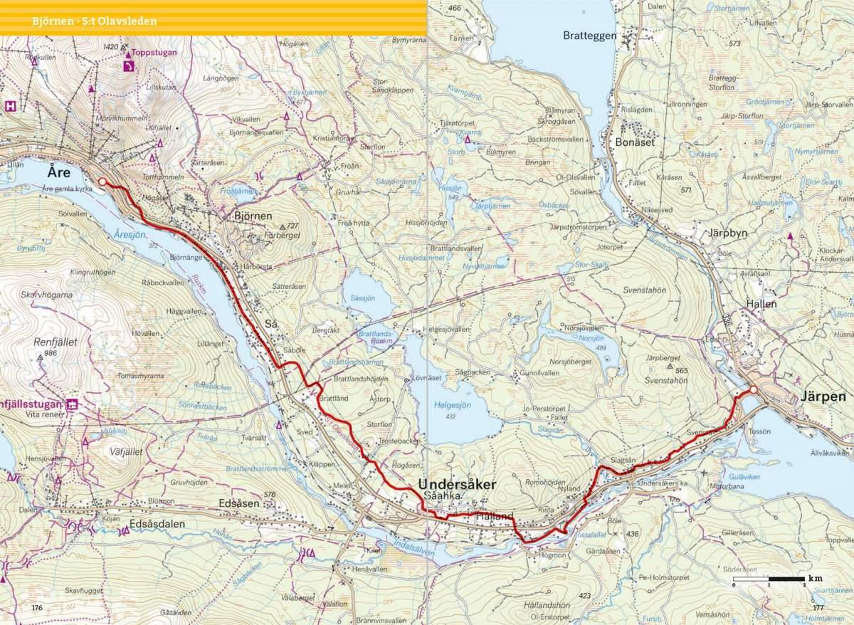 Vandra i Årefjällen