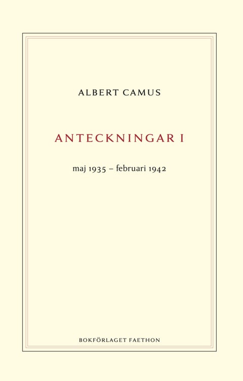 Anteckningar 1