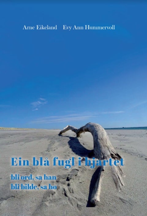 Ein blå fugl i hjartet - bli ord, sa han. Bli bilde, sa ho