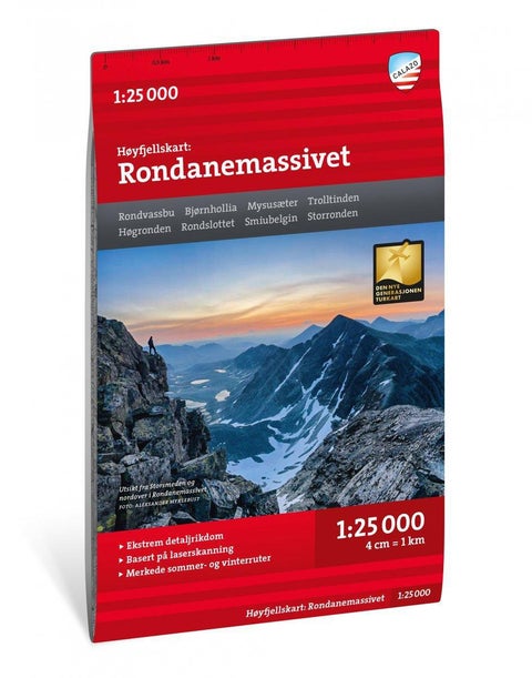 Høyfjellskart: Rondanemassivet