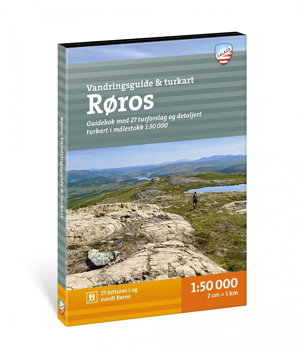 Røros - vandringsguide & turkart : guidebok med 27 turforslag og detaljert turkart i målestokk 1:50 000