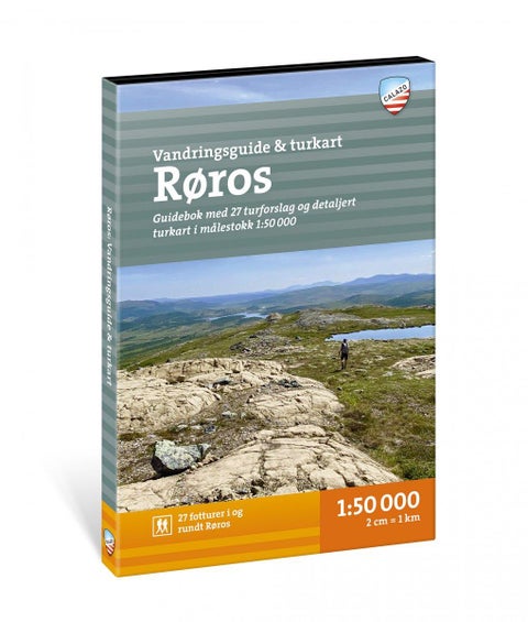 Røros - vandringsguide & turkart : guidebok med 27 turforslag og detaljert turkart i målestokk 1:50 000