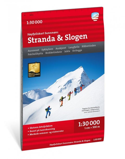 Høyfjellskart Sunnmøre: Stranda & Slogan