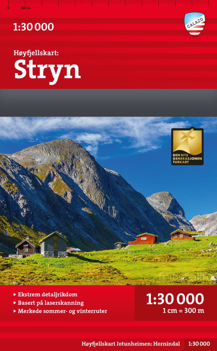 Høyfjellskart Stryn