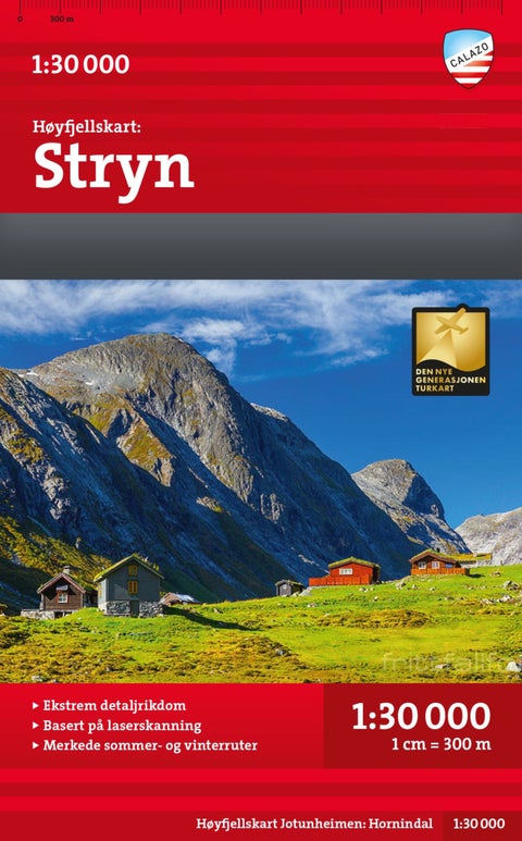 Høyfjellskart Stryn