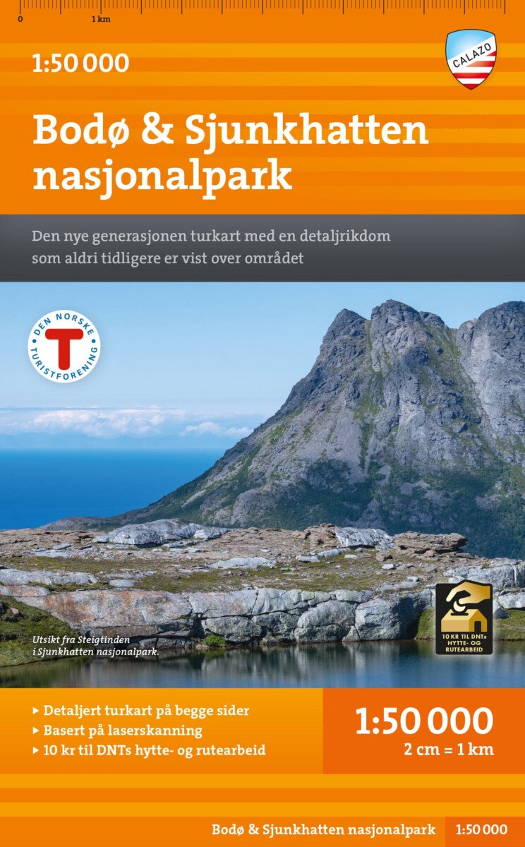 Turkart Bodø og Sjunkhatten Nasjonalpark