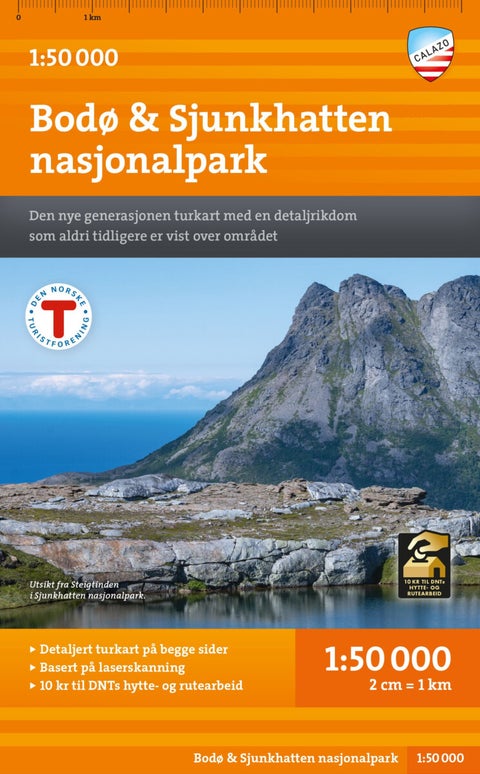 Turkart Bodø og Sjunkhatten Nasjonalpark