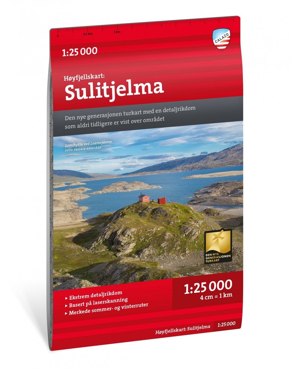 Høyfjellskart Sulitjelma