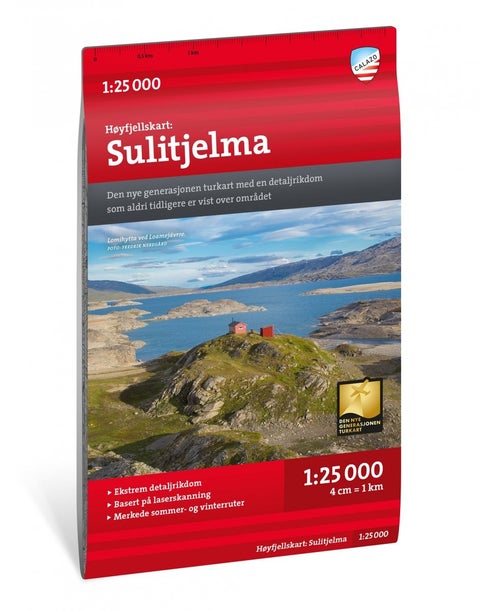 Høyfjellskart Sulitjelma