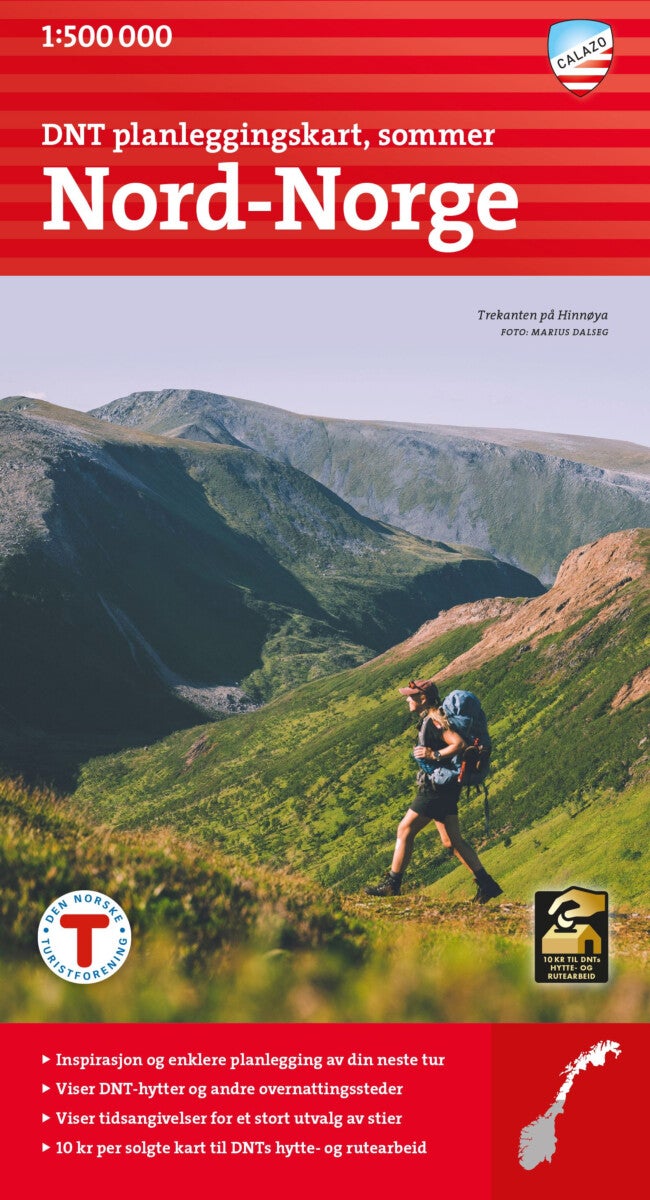 DNT planleggninskart Nord-Norge
