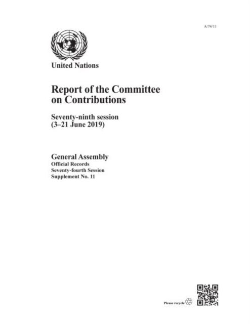 Bilde av Report Of The Committee On Contributions Av United Nations: Committee On Contributions, United Nations: General Assembly