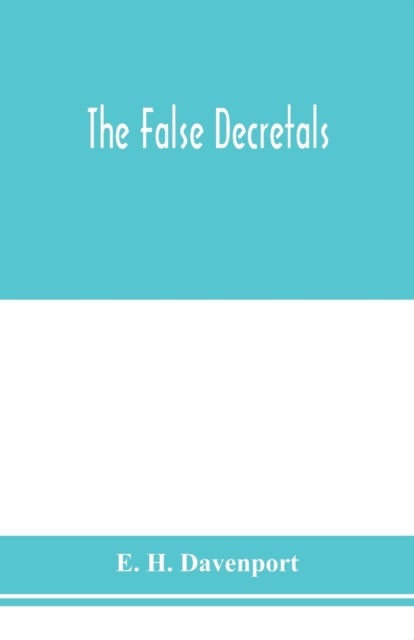 The False decretals