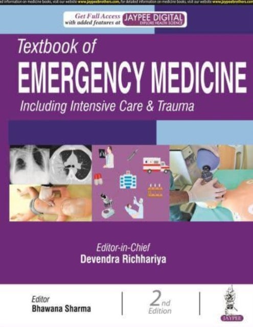 Bilde av Textbook Of Emergency Medicine Including Intensive Care &amp; Trauma Av Devendra Richhariya, Bhawana Sharma