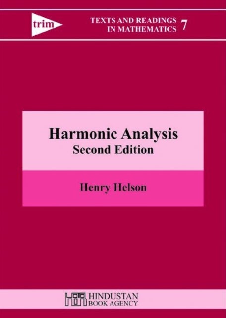 Bilde av Harmonic Analysis Av Henry Helson