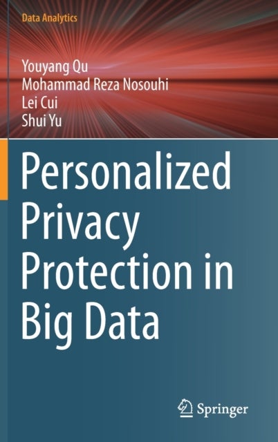 Bilde av Personalized Privacy Protection In Big Data Av Youyang Qu, Mohammad Reza Nosouhi, Lei Cui, Shui Yu