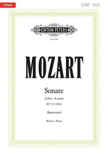 Bilde av Piano Sonata A Major K331 300i Urtext Av Wolfgang Ama Mozart