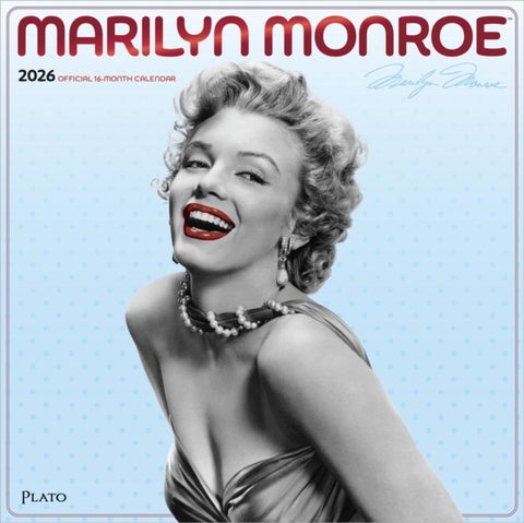 Marilyn Monroe 2026 Square Plato Foil Calendar
