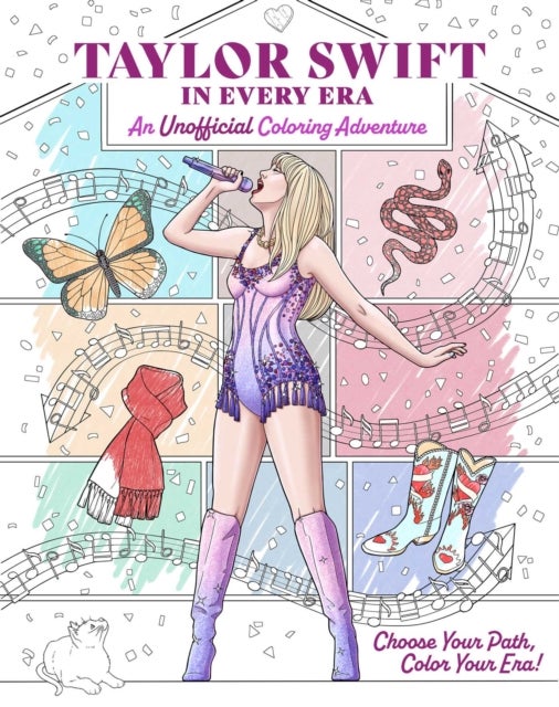 Taylor Swift in Every Era - An Unofficial Coloring Adventure