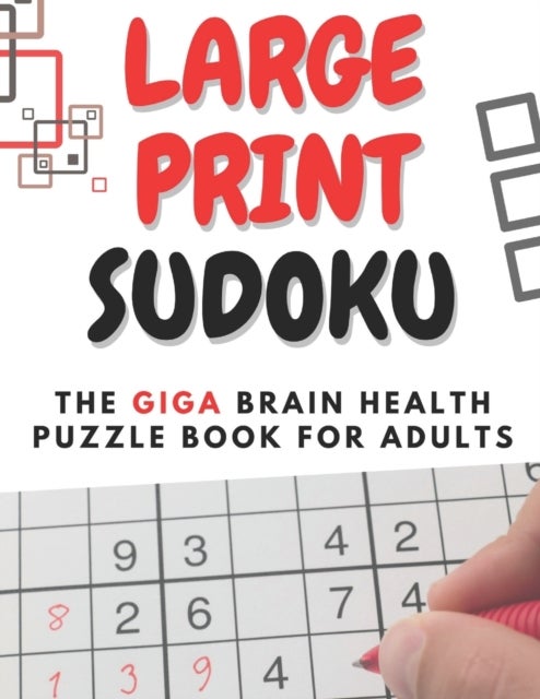 Bilde av American Puzzler&#9474;large Print Sudoku&#9474;the Giga Brain Health Puzzle Book For Adults Av American Puzzler