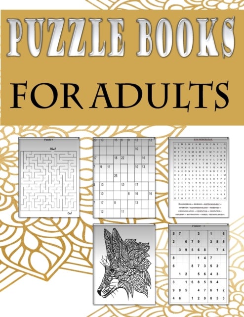 Bilde av Puzzle Books For Adults Av Zoubir King