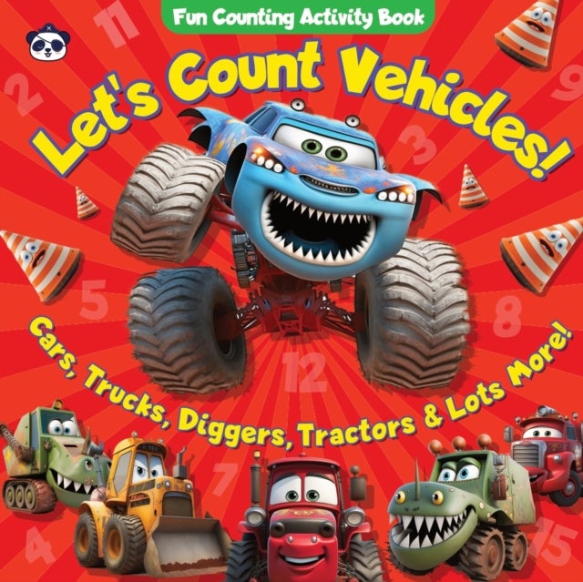Bilde av Let&#039;s Count Vehicles! Fun Counting Activity Book Av Pirate Panda, Toomi Malo