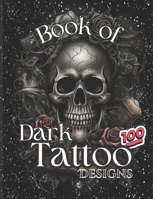 Bilde av Book Of Dark Tattoo Designs - Coloring Book Av Karolina Anna Gorecka