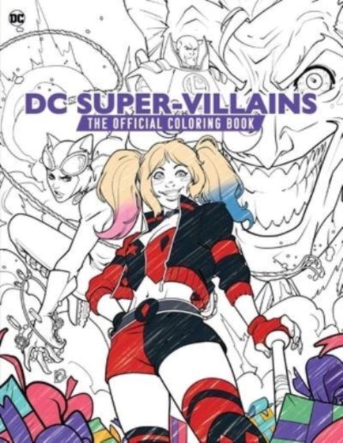 Bilde av Dc Super-villains: The Official Coloring Book Av Insight Editions