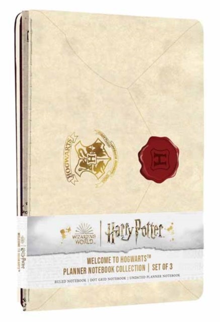 Bilde av Harry Potter: Welcome To Hogwarts Planner Notebook Collection (set Of 3) Av Insight Editions