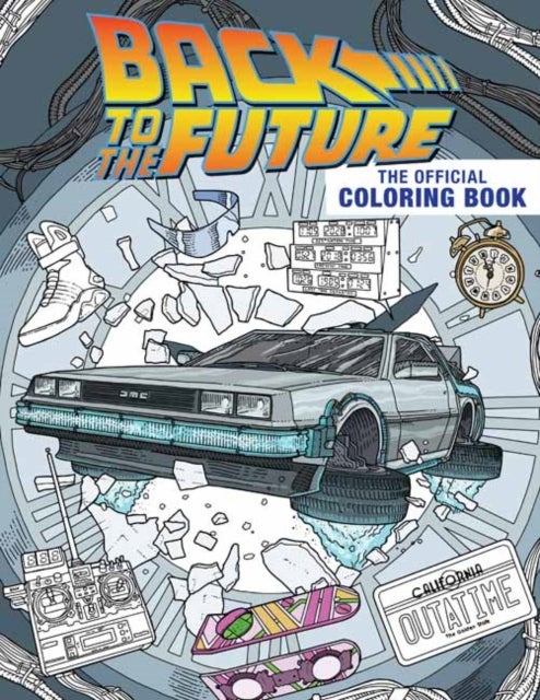 Bilde av Back To The Future: The Official Coloring Book Av Insight Editions