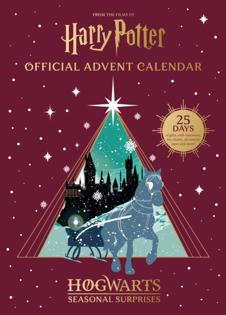 Harry Potter Official Advent Calendar Hogwarts Seasonal Surprises - 25 Days of Gifts, with Stationery, Key Chains, Washi Tapes and More!