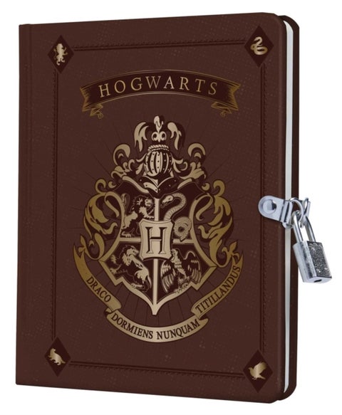 Harry Potter: Hogwarts Lock & Key Diary - Lock & Key Diary with Invisible Ink Pen