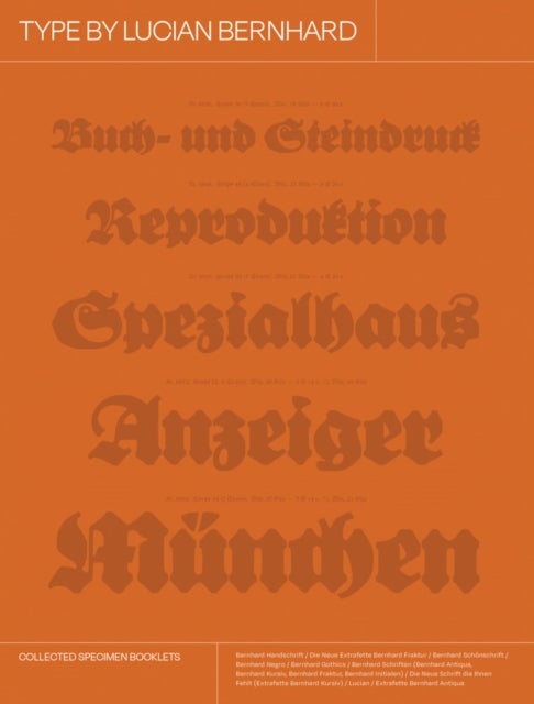Type by Lucian Bernhard - Collected Specimen Booklets