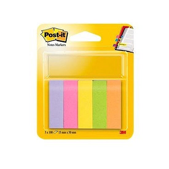 Post-It 670 Notemarkers Ass Farg 15X50Mm