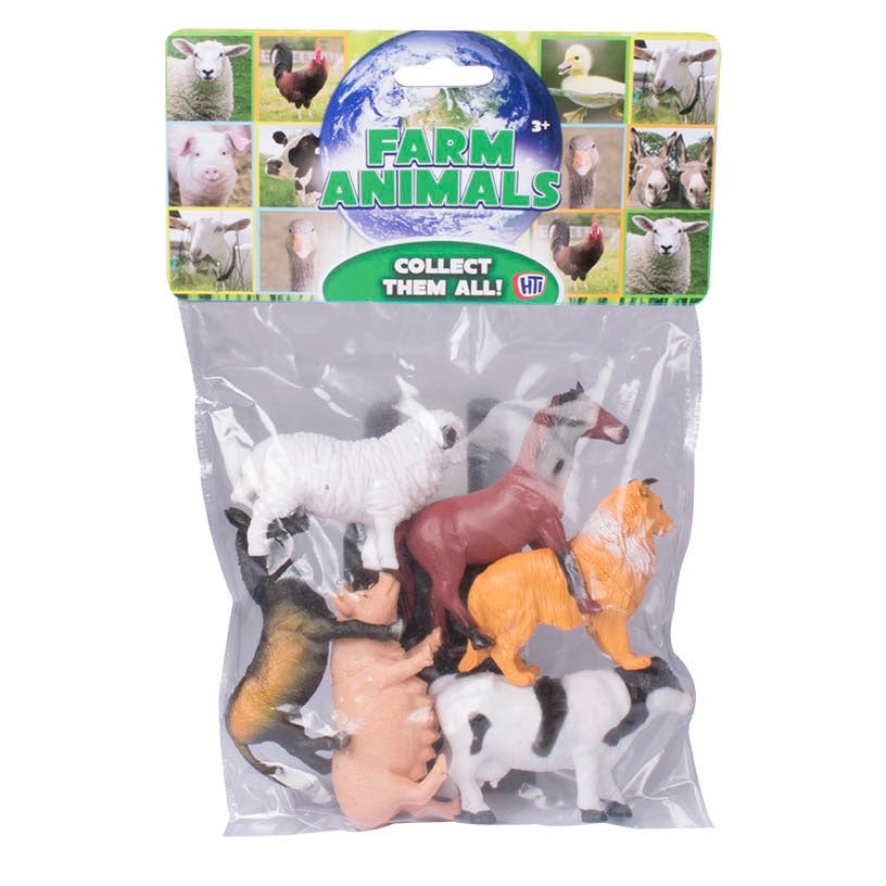 Bondegård Dyr  6 Stk I Pose