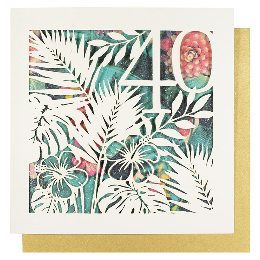 Systemkort PC 40 Tropical Flowers W/Leaves
