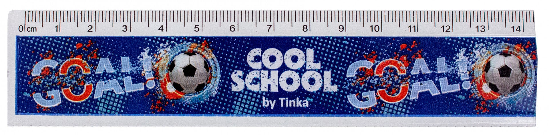 Linjal 15Cm Fotball Tinka Cool School 2020