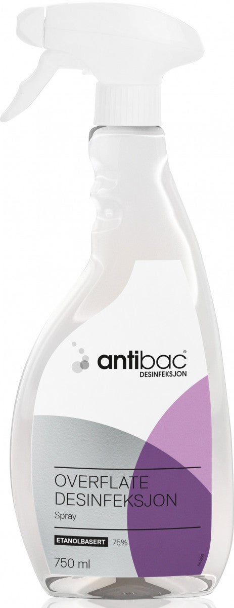 Overflatedesinfeksjon Antibac Spray 750ml
