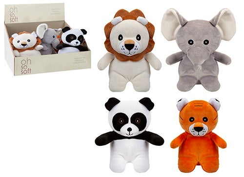 Oh So Soft  Zoo Pals 4 Ass (18Cm)